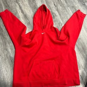 Nike hooded sweatshirt red 4xl